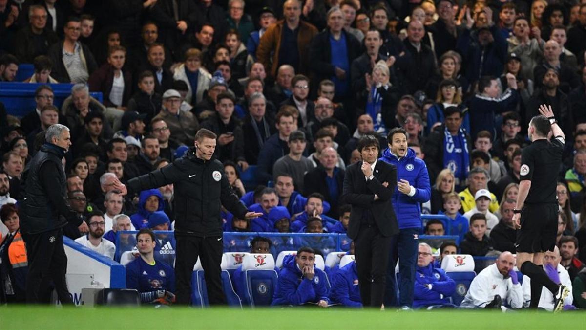 Mourinho y Conte protagonizaron una fuerte discusión