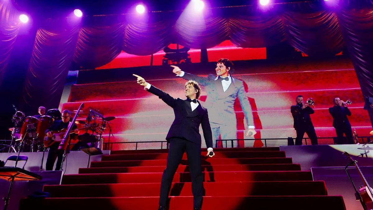 David Bisbal, este viernes en Zaragoza.