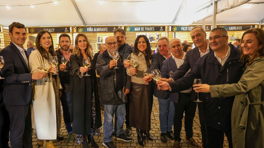 Vinos en el viejo Wall Street de O Salnés
