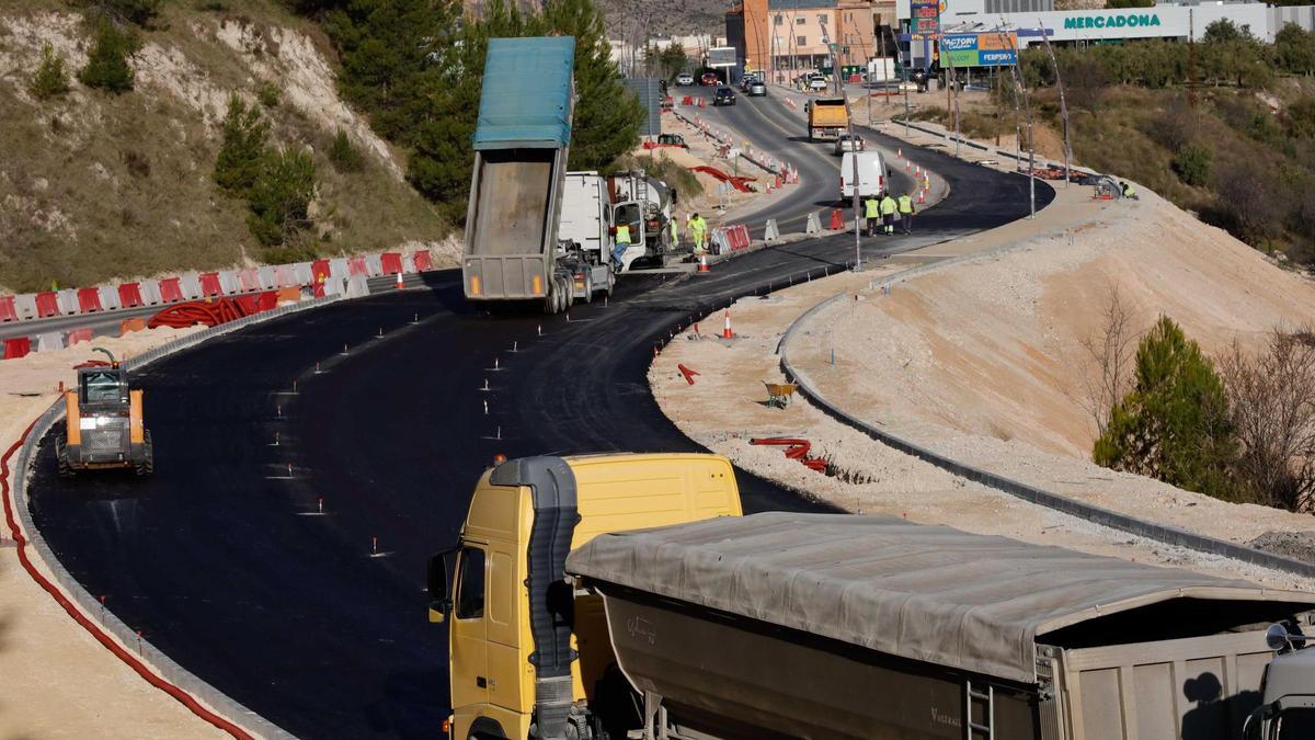 Obras del Acceso Sur de Alcoy