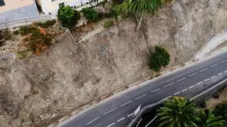 El Cabildo de La Gomera avanza en las obras de emergencia para reforzar la carretera de Vallehermoso