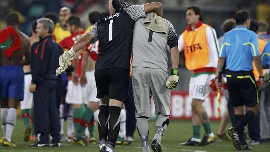 El buen rollito entre Eduardo y Julio César demuestra que todos acabaron felices.