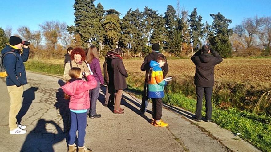 Una de les visites a l’entorn natural de Fortià