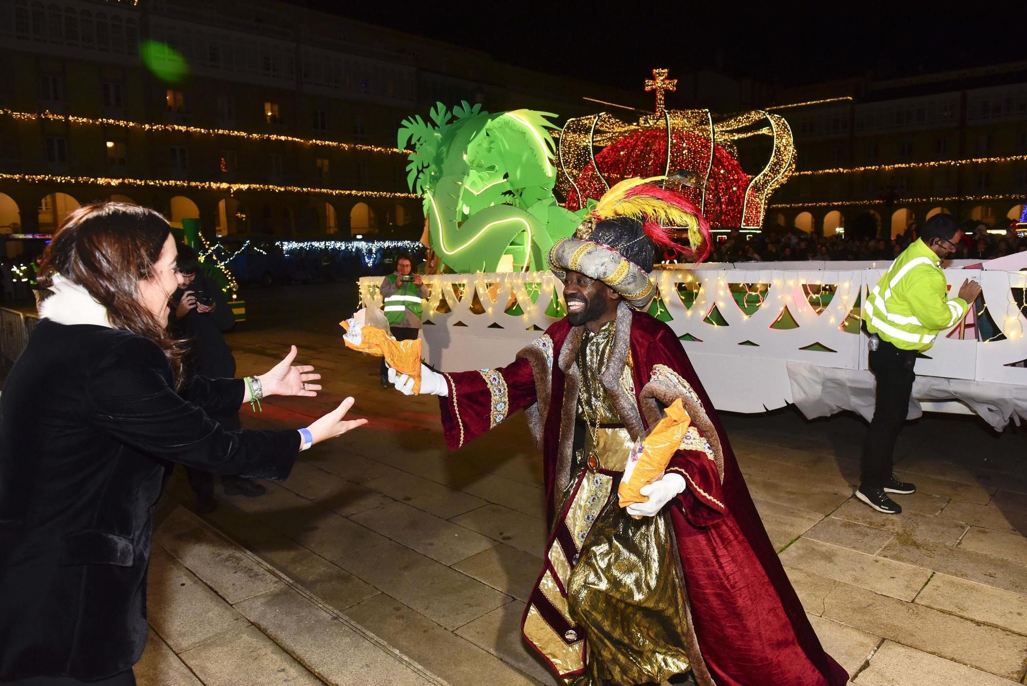 La llegada de los Reyes Magos a María Pita