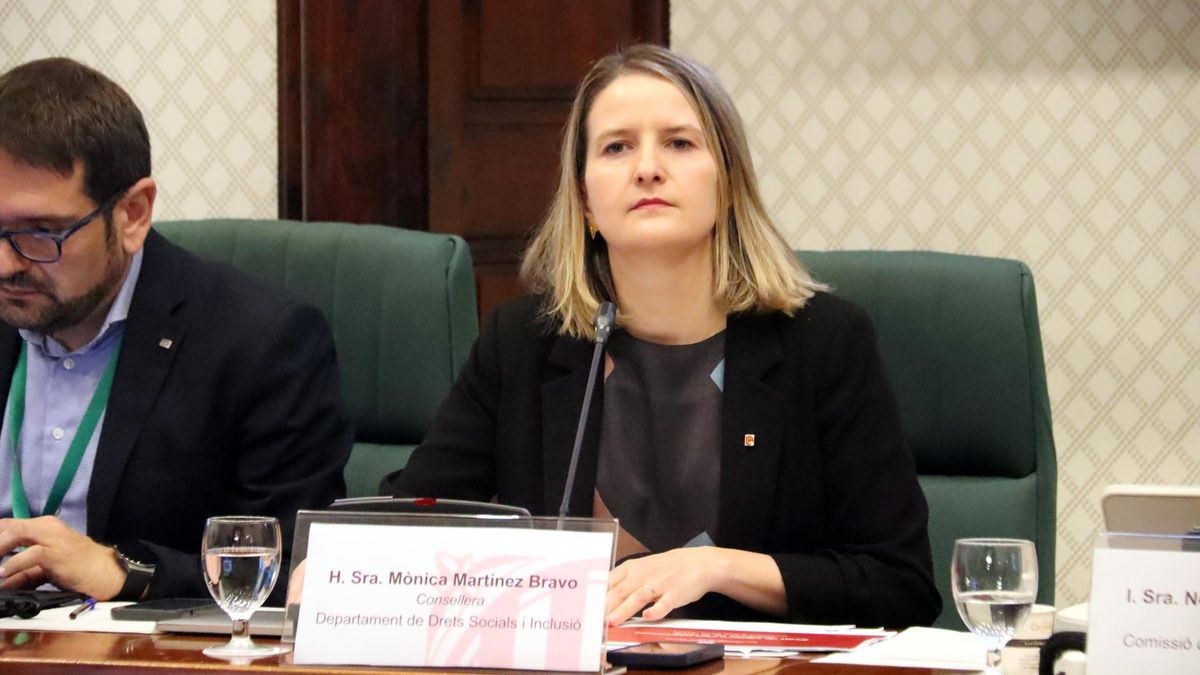 Mónica Martínez Bravo, en el Parlament.
