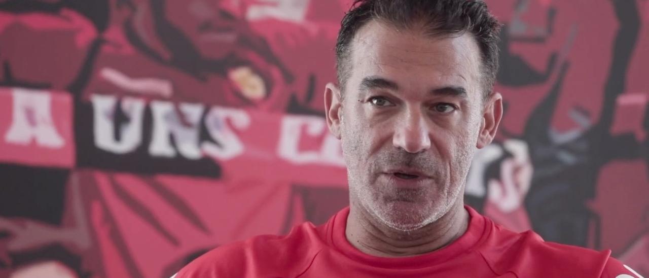 Luis García Plaza, entrenador del Real Mallorca.