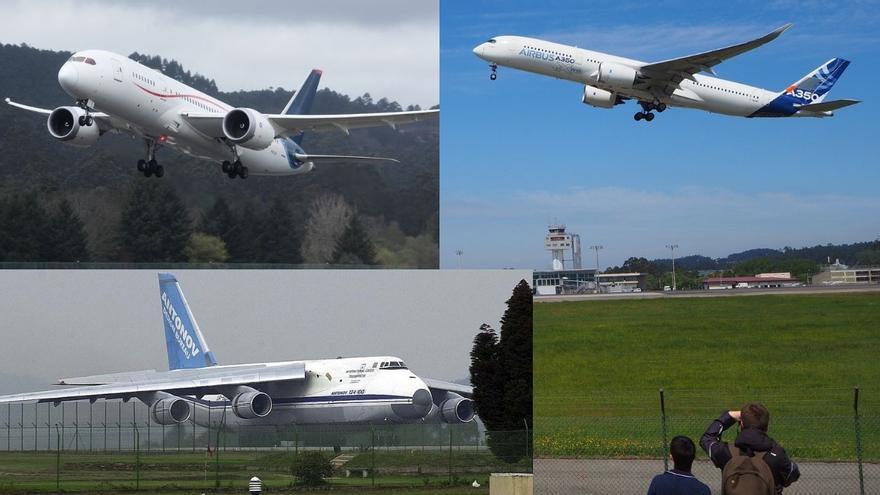 Aviones gigantes que hicieron historia en el aeropuerto de Vigo