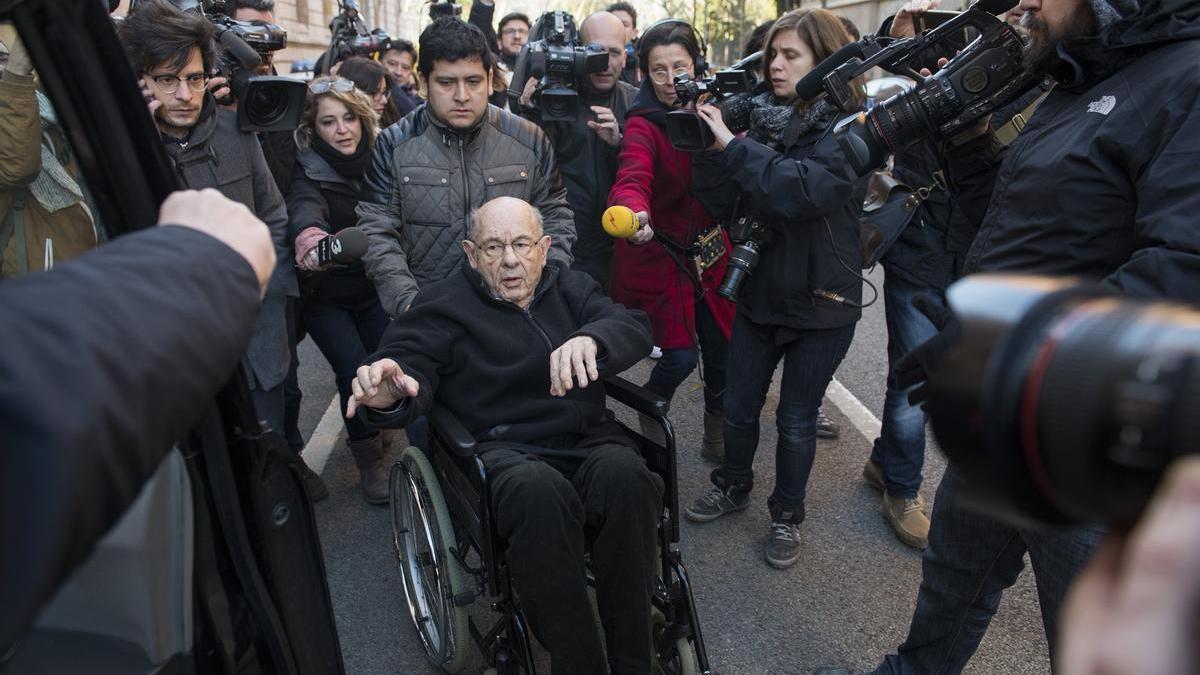 Félix Millet, el día que recibió la sentencia por el caso Palau.