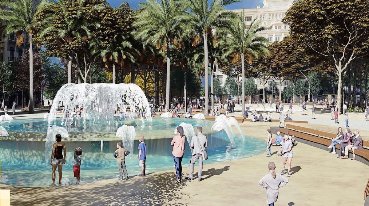 Así será la futura plaza del Ayuntamiento: el proyecto "Re-natura" gana el concurso de reforma