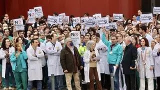 Aplazan la protesta médica por el Estatuto Marco debido al mal tiempo