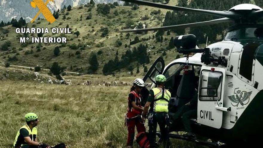 La Guardia Civil localiza en Nerín (Huesca) el cadáver de una senderista desaparecida el 24 de septiembre