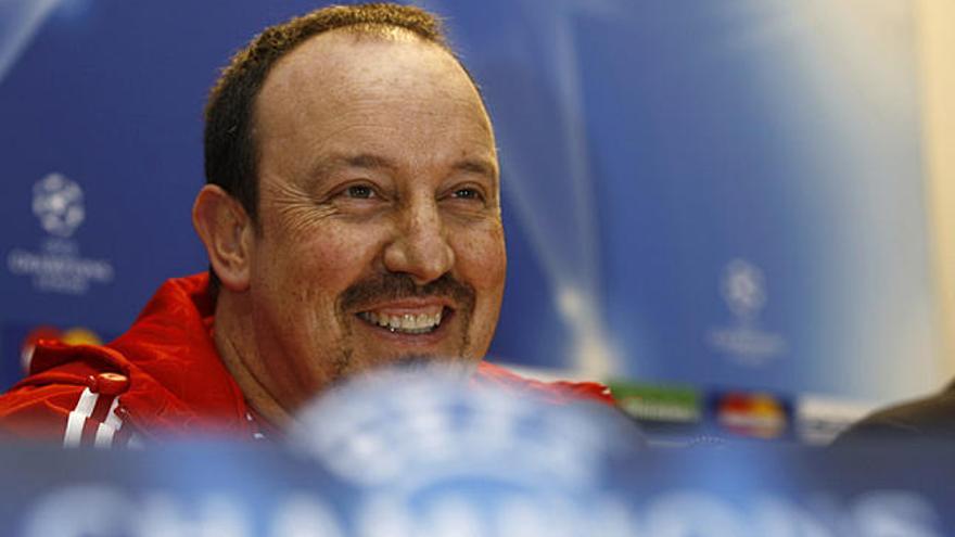 Benítez. El técnico del Liverpool utiliza el Amisco.