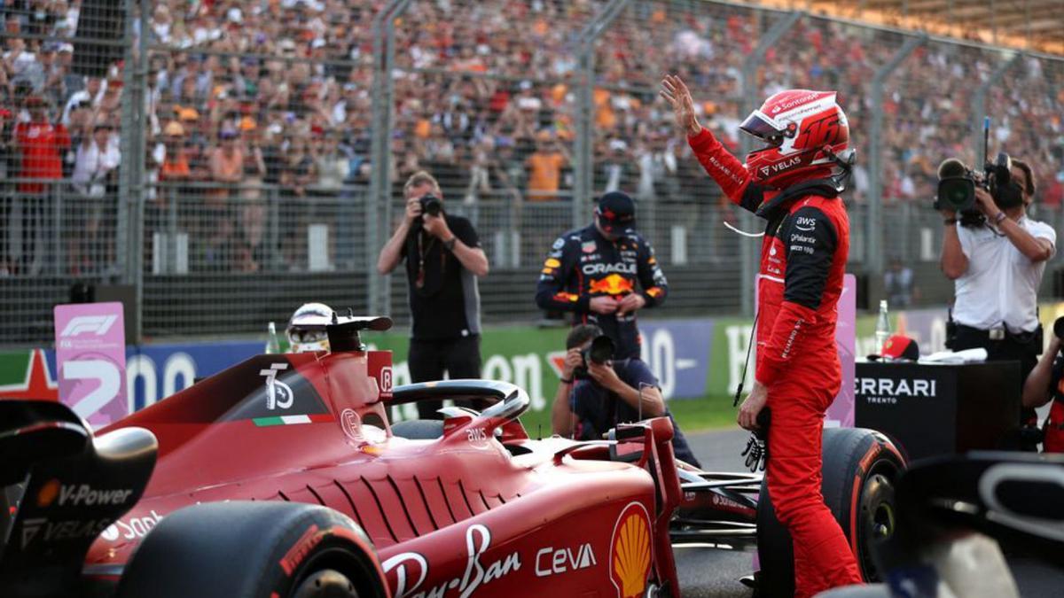 F1 Leclerc surt primer a Austràlia, amb Sainz novè i Alonso desè | REUTERS