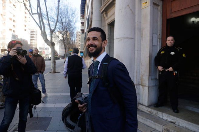 El abogado Vicente Campaner, ante el juez