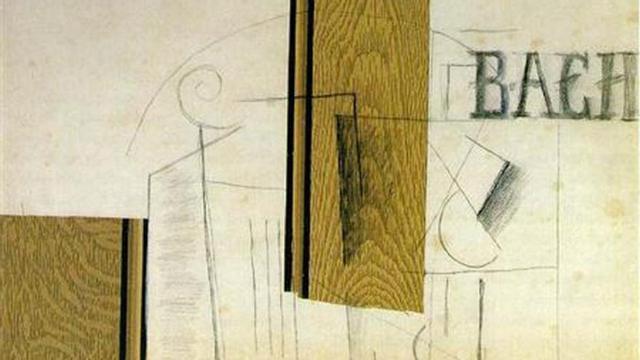 ‘Natura morta– Bach’, obra de Georges Braque.