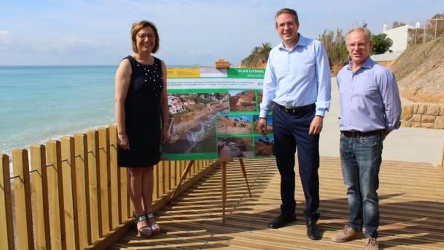 Barelles, con la alcaldesa de Benicarló.