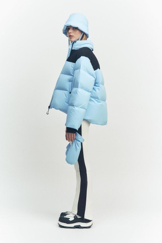 La colección de ski de Zara incluye plumíferos, botas y otras prendas técnicas