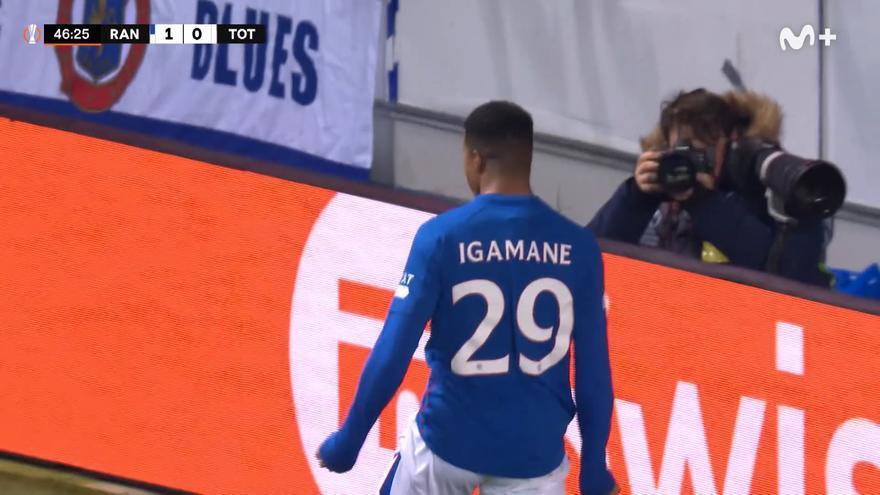 Rangers - Tottenham: El gol de Igamane