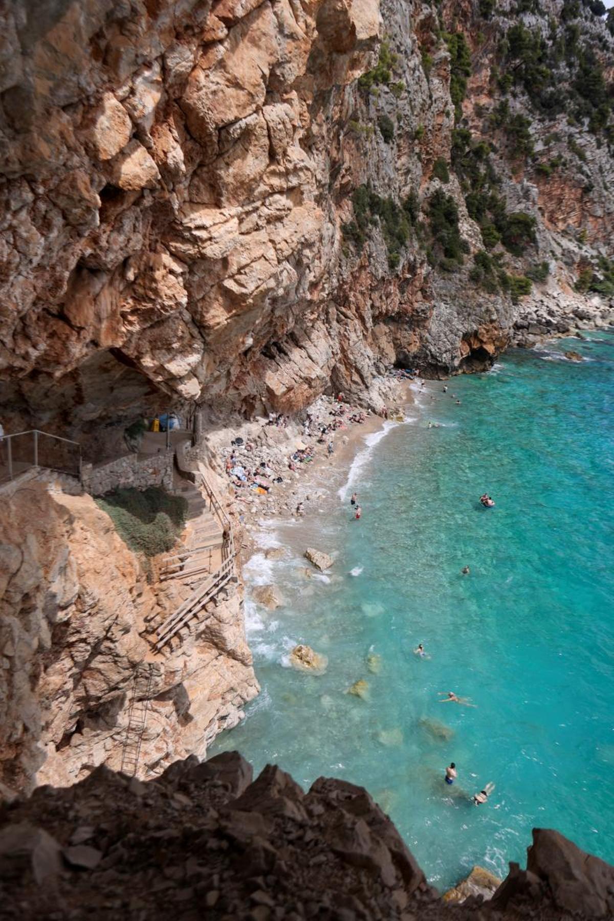 La costa de la playa Pasjaca
