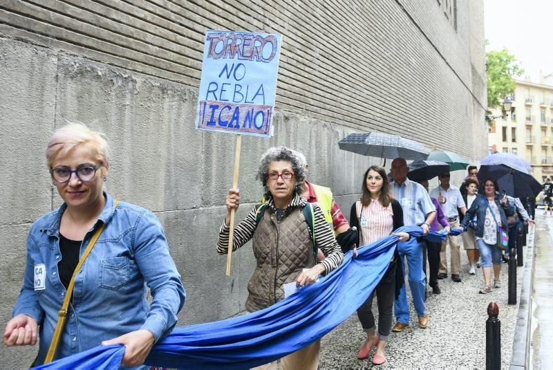 Manifestación contra el ICA en Zaragoza