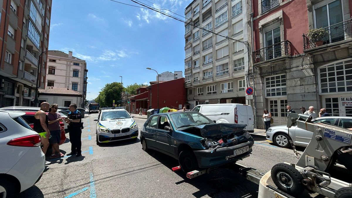 El vehículo accidentado