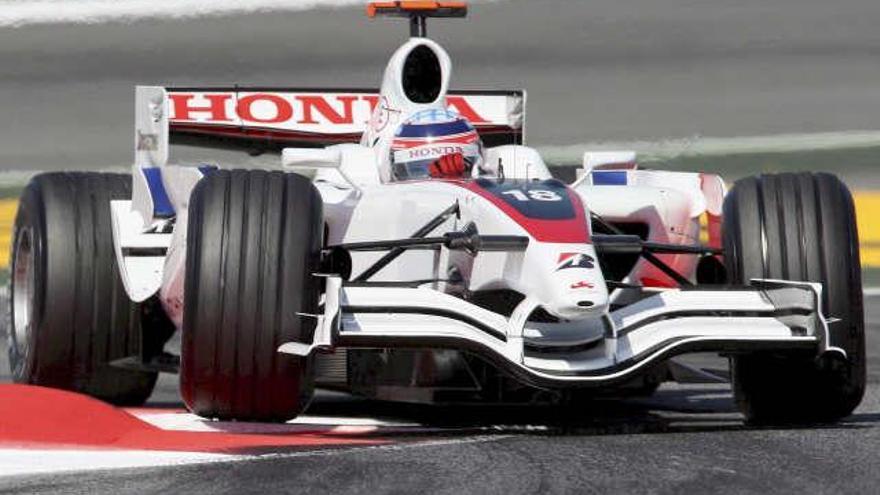 Takuma Sato a bordo del Super Aguri