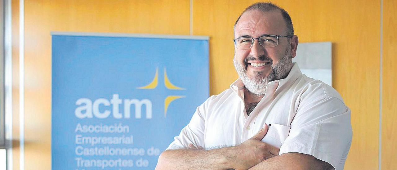 Carmelo Martínez, presidente de la Asociación Empresarial Castellonense de Transportes de Mercancías.