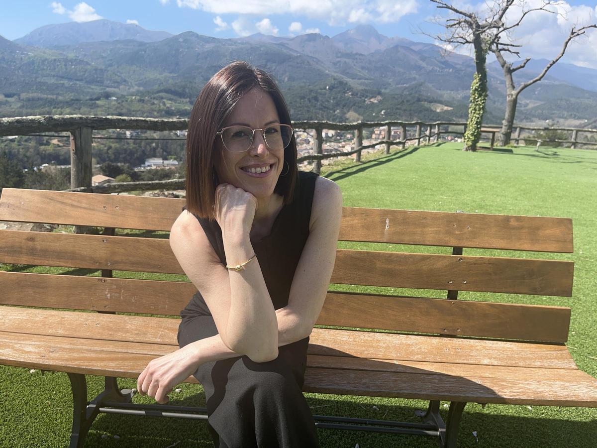 La dietista y periodista ibicenca Bàrbara Munar, en una imagen tomada en la localidad de Girona en la que vive.