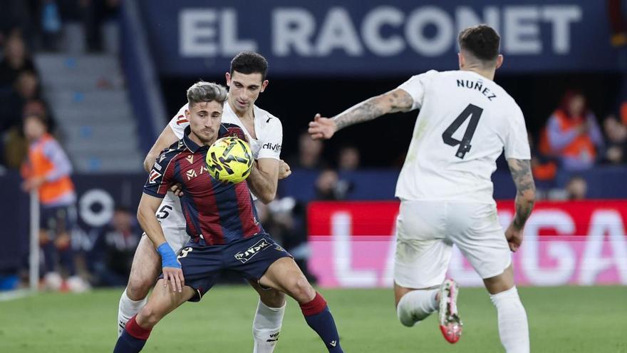 El 1x1 de los jugadores del Levante UD ante el Valencia CF