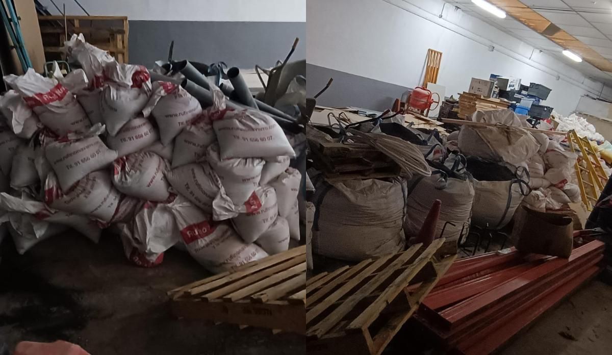 A la espera de formalizar la donación, la arena volcánica se encuentra almacenada en Torrelodones (Madrid).