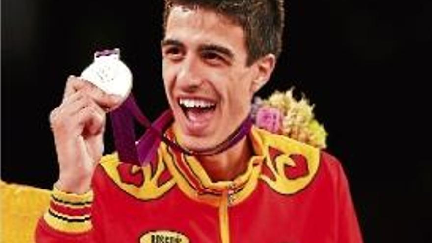 Joel González, amb la medalla d&#039;or dels Jocs de Londres 2012.