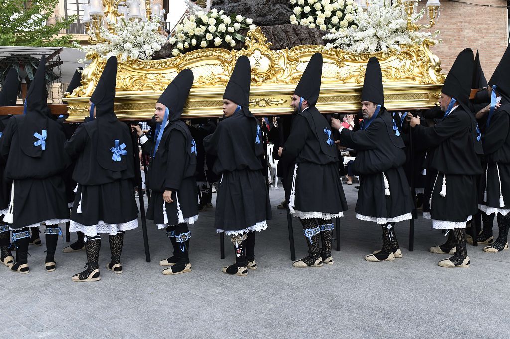 Procesión de los Servitas este Viernes Santo en Murcia, en imágenes