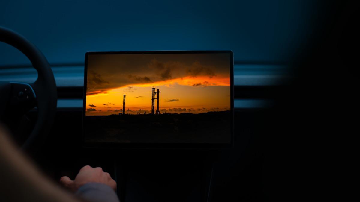 Pantalla principal del Tesla Model Y Standard