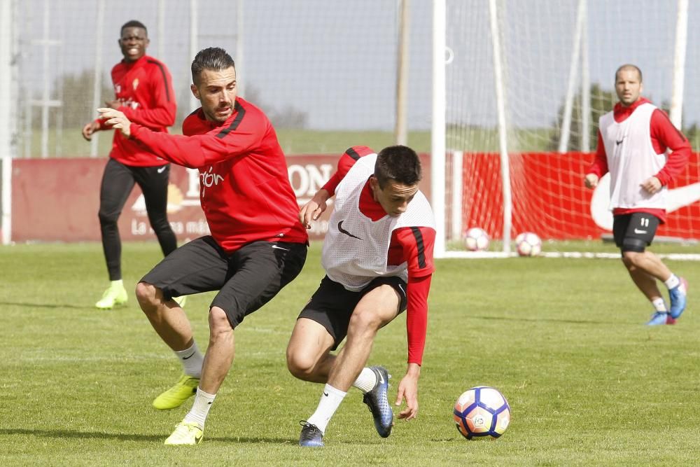 Entrenamiento del Sporting