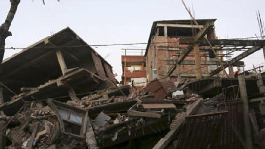 Imagen de los efectos del terremoto.