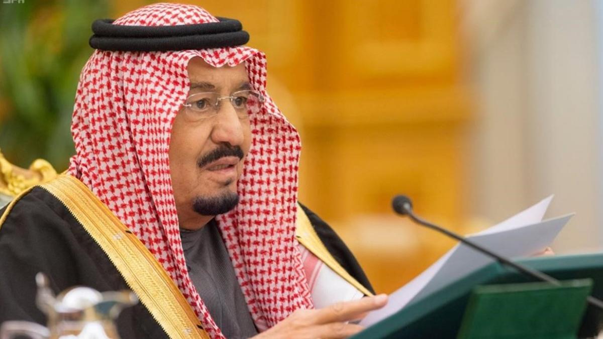 El rey Salmán, durante la presentación del presupuesto saudí para el 2017, en Riad, el 22 de diciembre.
