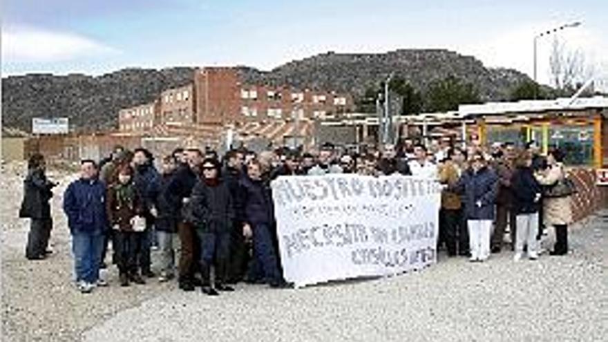 Protesta de funcionarios de la prisión en una imagen de archivo.