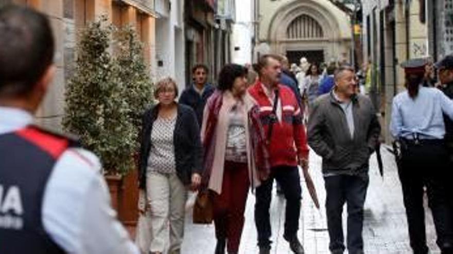 Mobilització policial pel cas de Lloret el 13 d&#039;octubre de 2016.