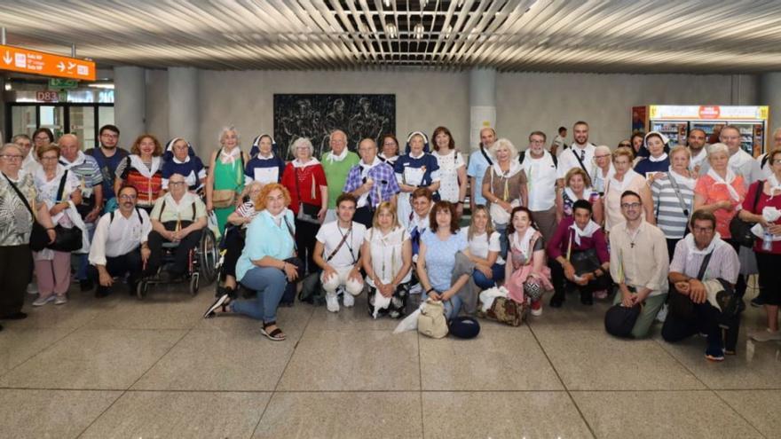Unas 120 personas participan en la IX peregrinación a Lourdes