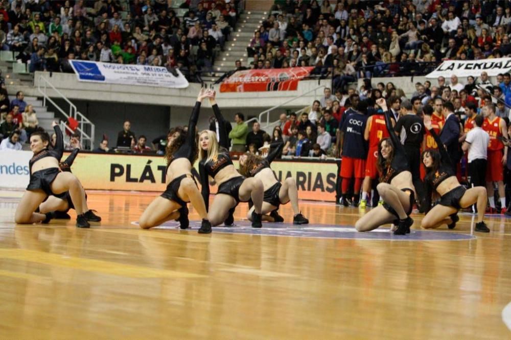 Las cheerleaders del CB Murcia, desde sus comienzo