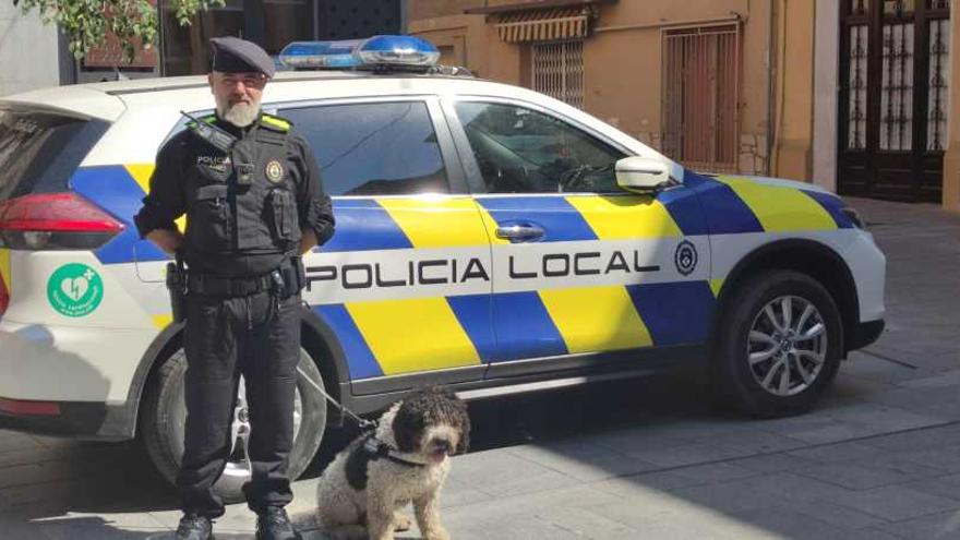 En Mitu serà el primer membre de la unitat canina de la Policia Local de La Jonquera