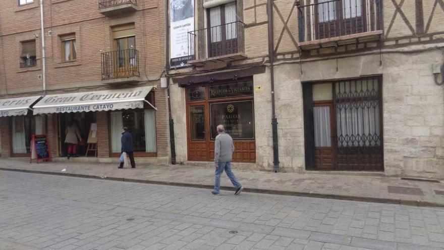 Centro de recepción de visitantes del Museo del Vino, situado en la calle Mayor.