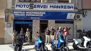Una moto elèctrica catalana, a prova a Manresa