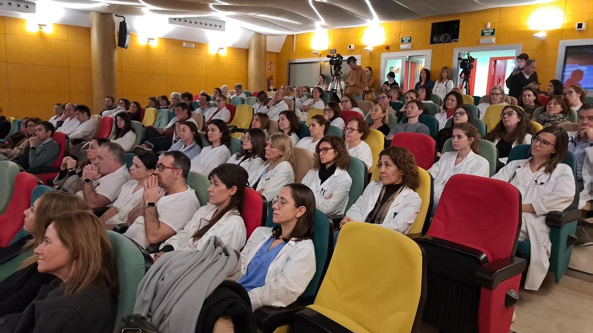 La presentación del Proyecto Cassandra este miércoles en la sala de actos del hospital comarcal de Inca.