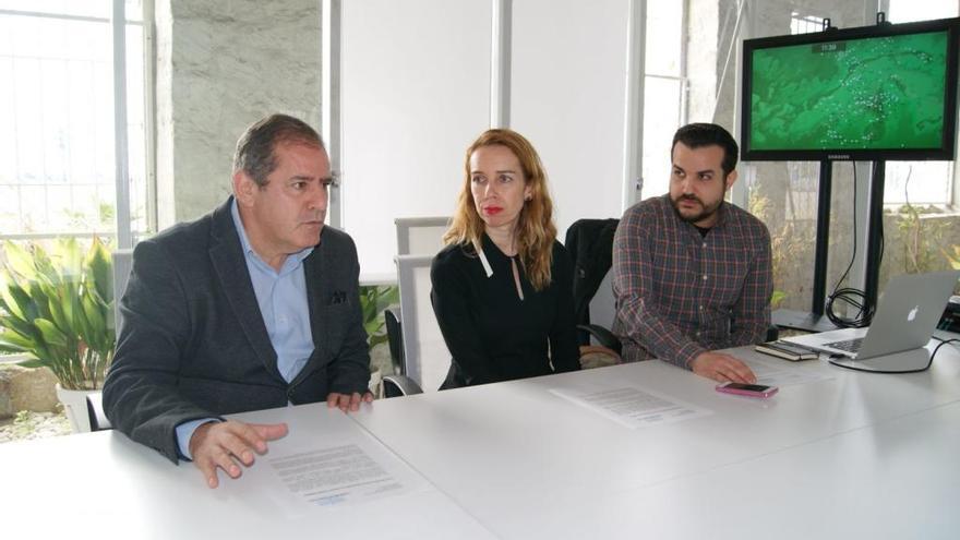 Javier Hergueta, María Gilabert y Luis Antonio Gilabert