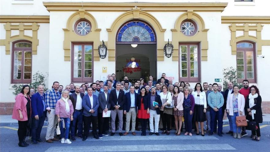 Imagen de los miembros del Consejo de Alcaldes y Alcaldesas del PSOE.