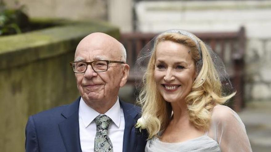 Rupert Murdoch y Jerry Hall se casan