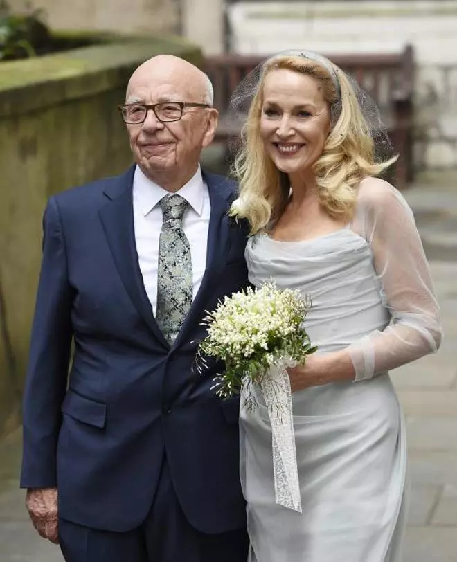 Rupert Murdoch y Jerry Hall se casan