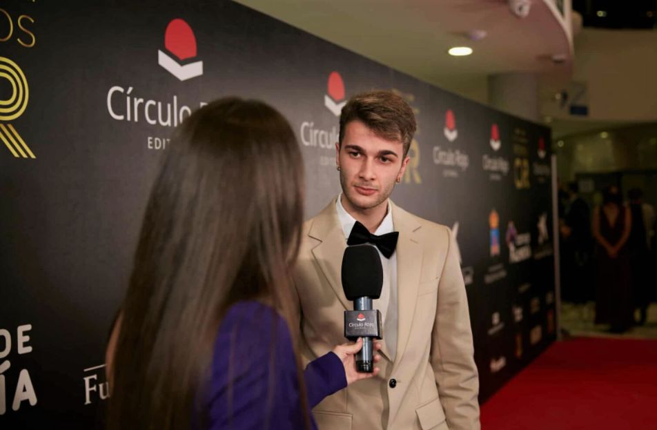 El mataronense Marcos Montero en la gala de Círculo Rojo.