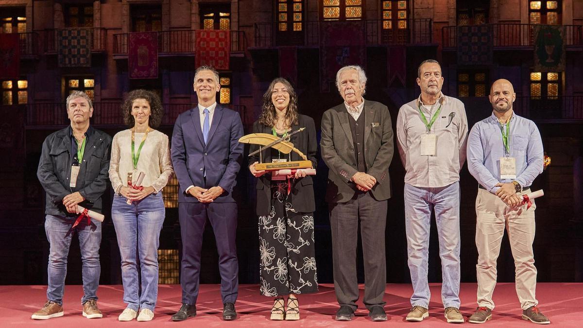 Foto de familia de los ganadores de los Premios de Literatura Puy du Fou España